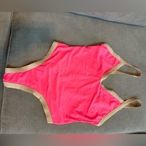Brand new pink lily one piece swimsuit